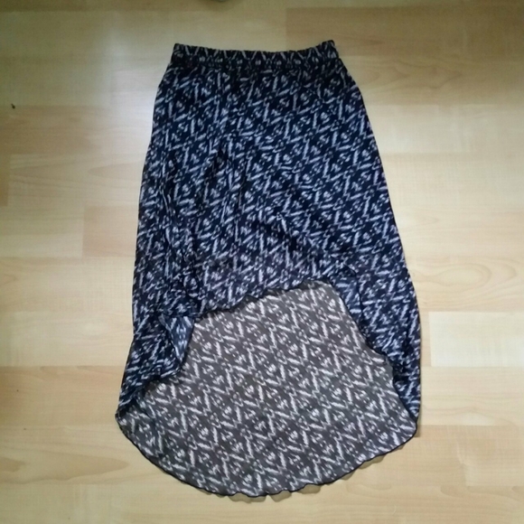 Summer high low, midi skirt